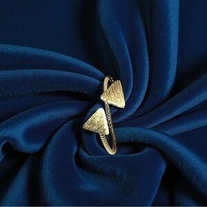 Elegant Gold Triangle Ring
